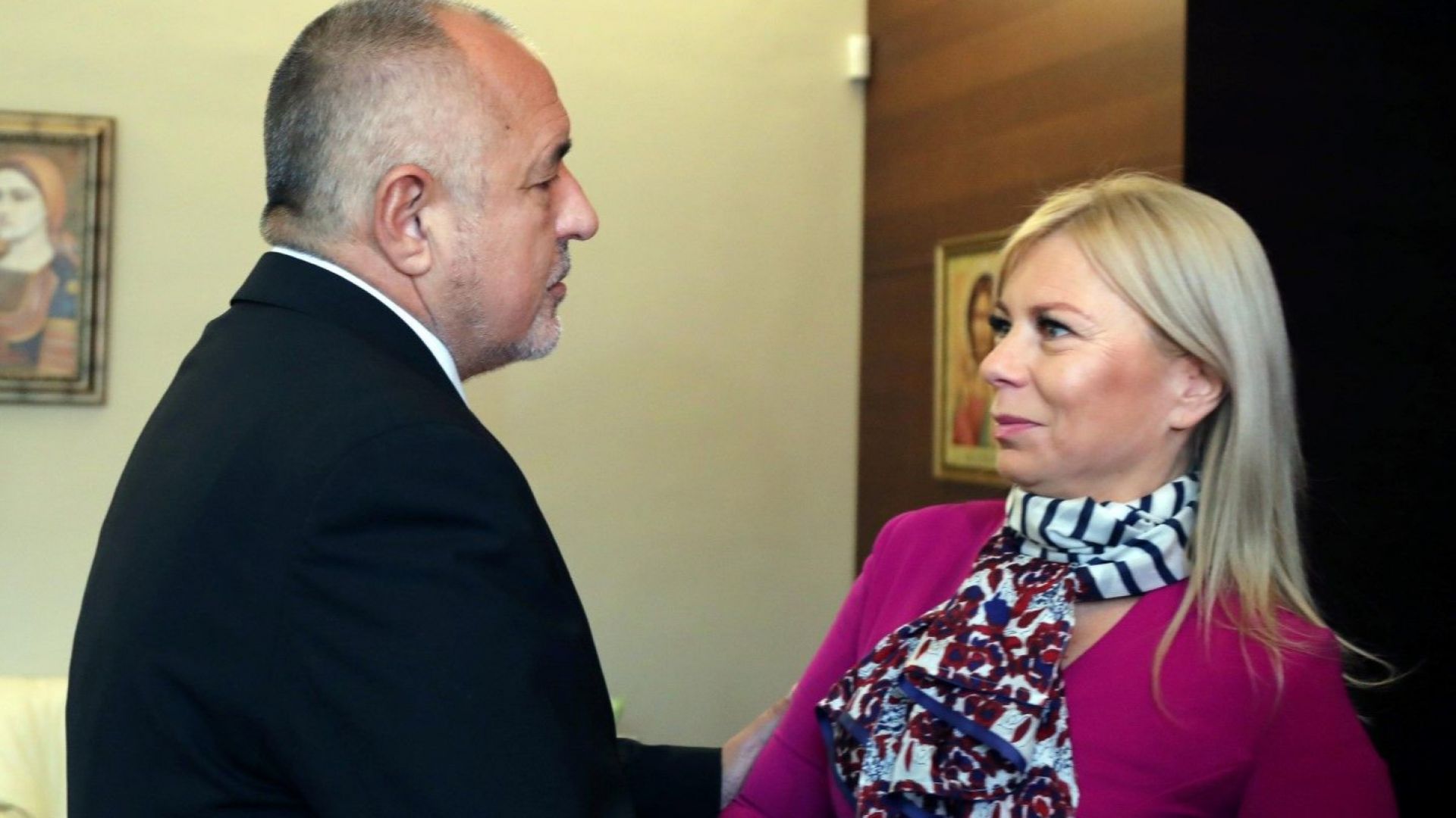 Министър председателят Бойко Борисов и еврокомисарят по въпросите на вътрешния пазар