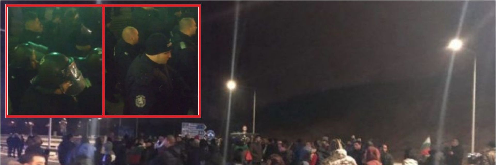 Подкрепи ли полицията протеста в Перник или приложи тактически ход? (видео)