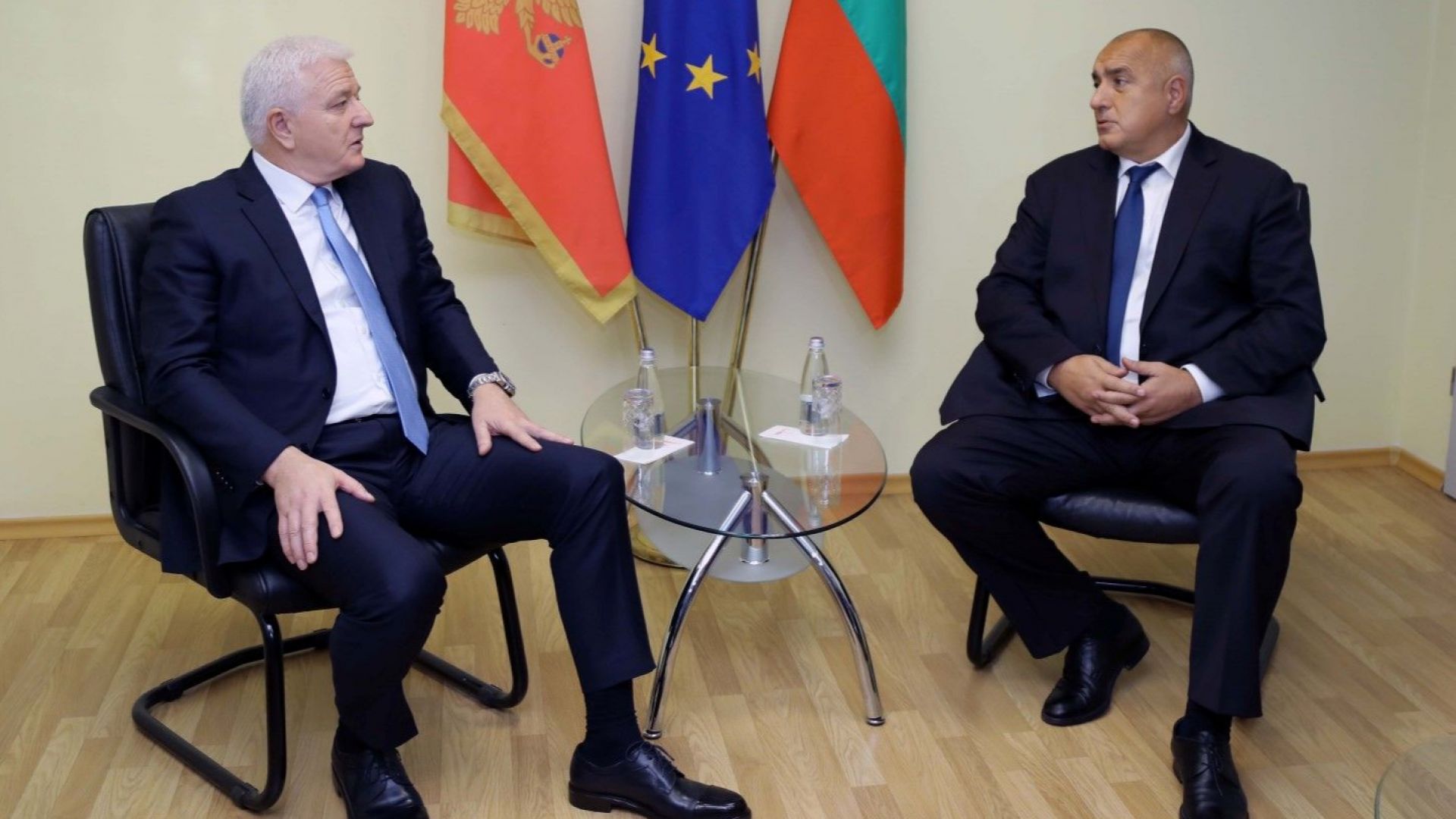 Премиерът Бойко Борисов се срещна с сътрудника си от Черна гора 