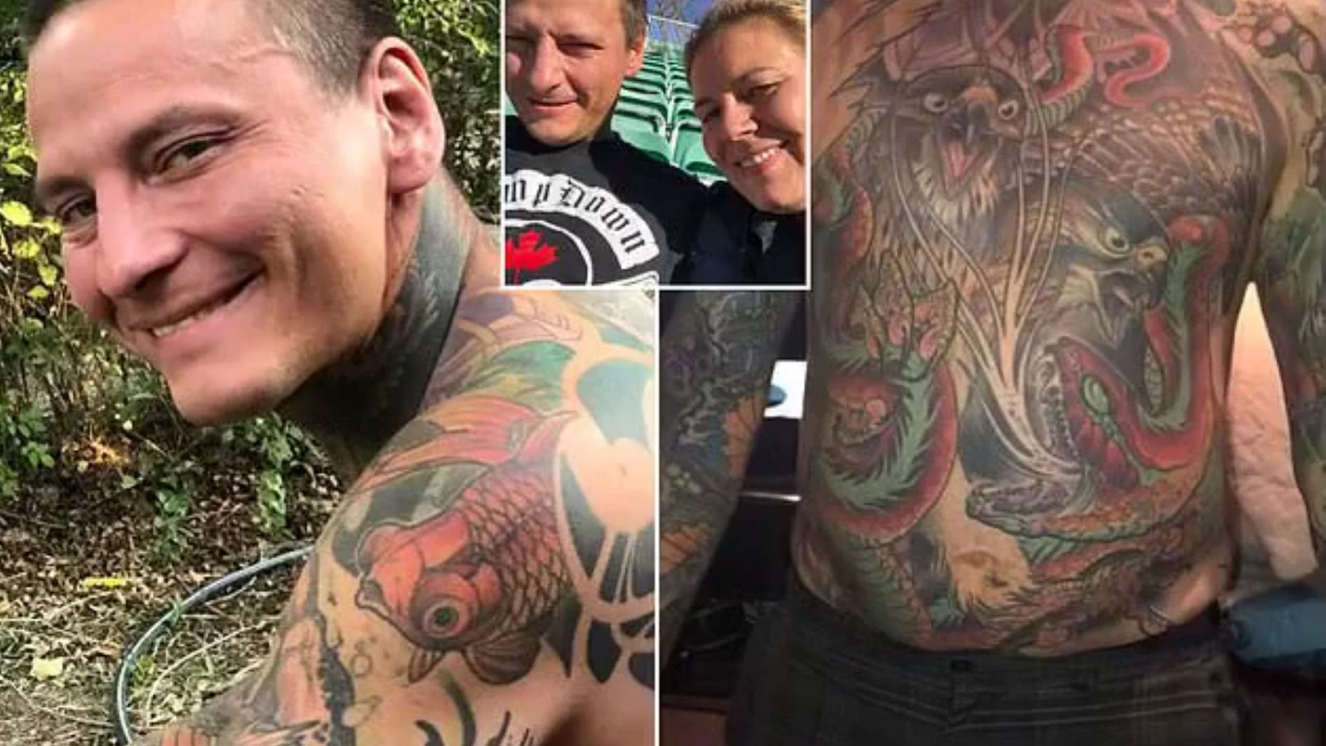 Вдовицата на канадски татуировчик изпълни предсмъртното му желание като големи