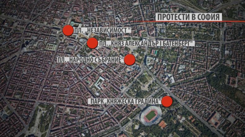 Къде са протестите в София