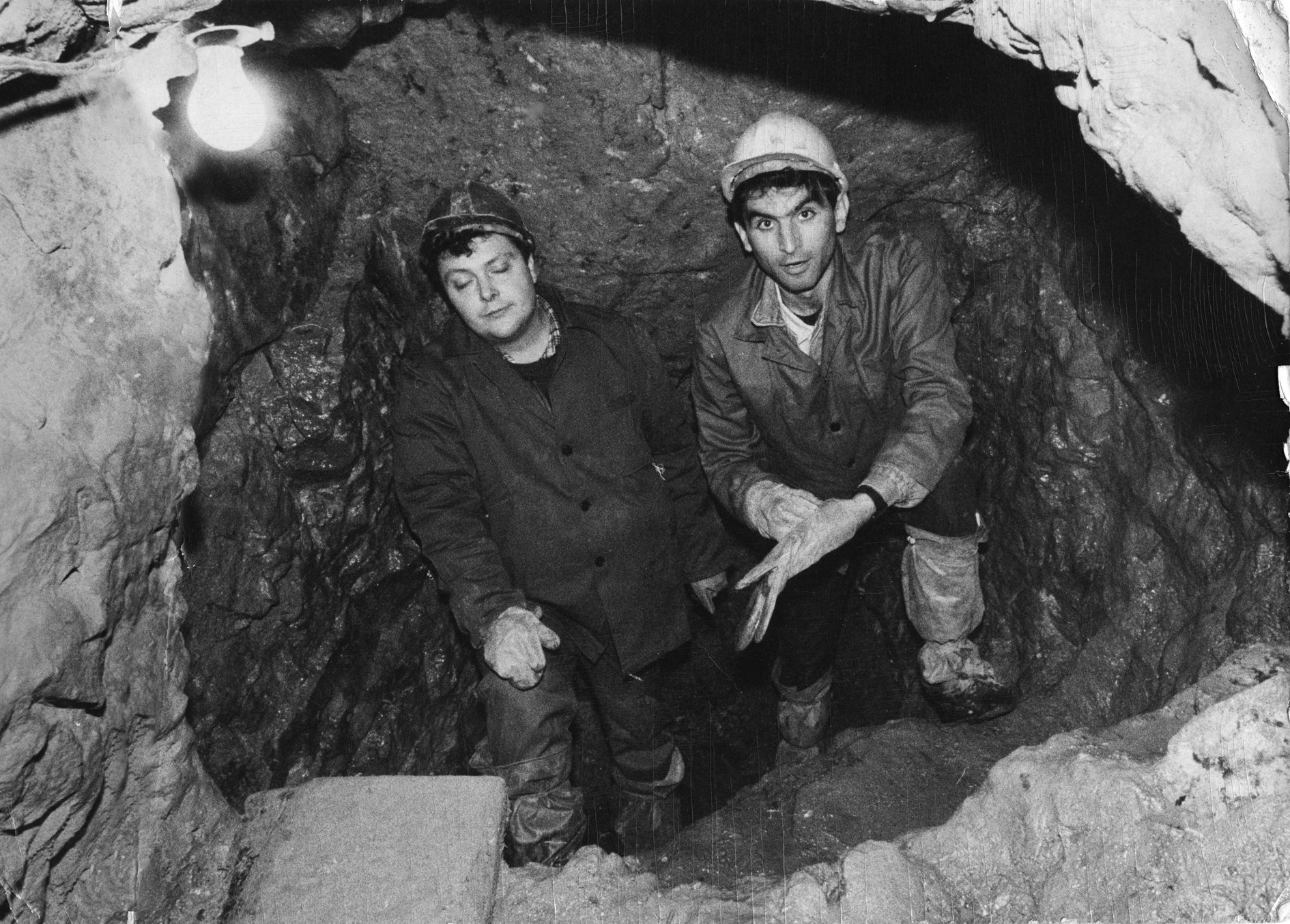 Журналистите от бившия в. "Нощен Труд" Димитър Статков и Георги Илиев