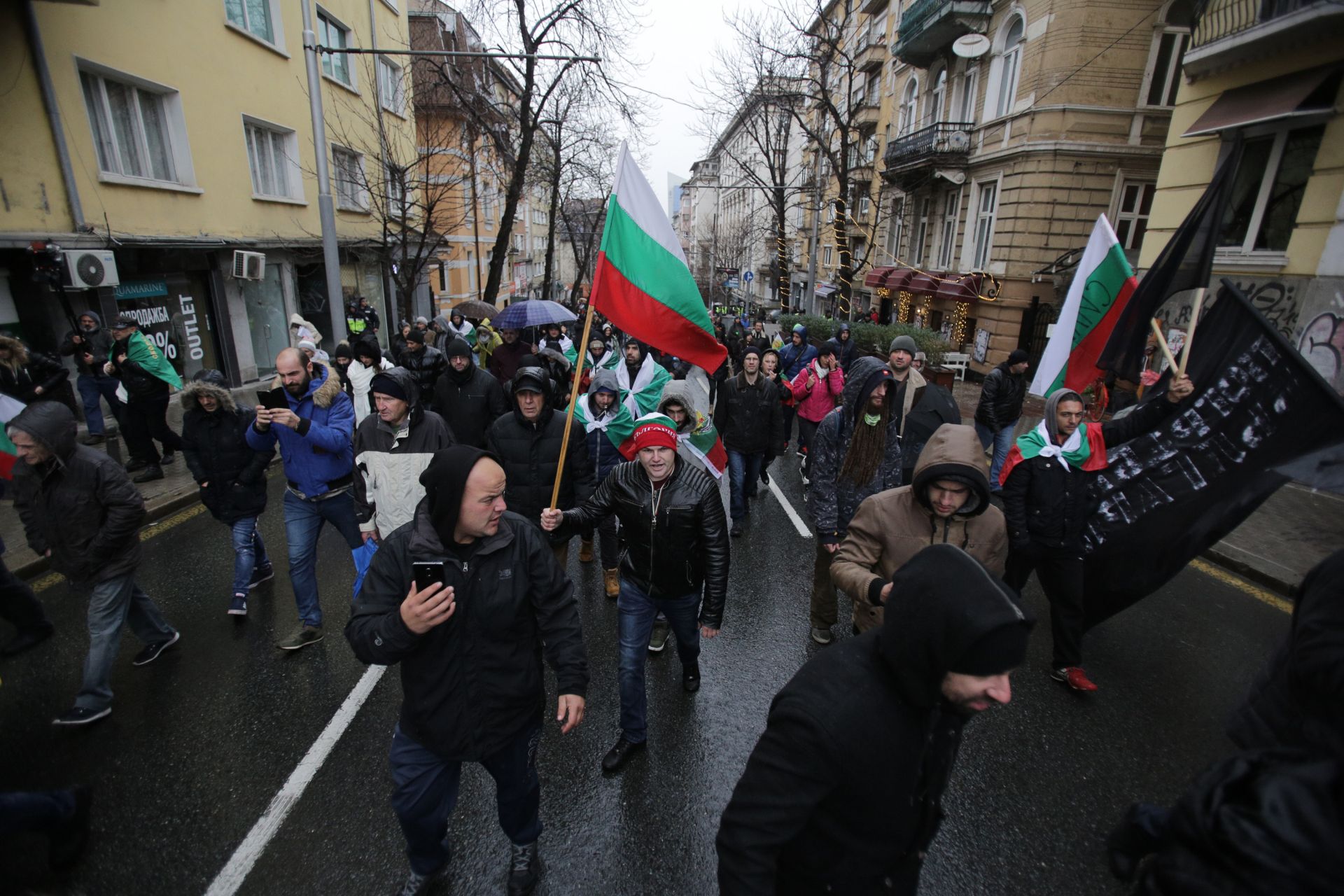 Протестното шествие в София 