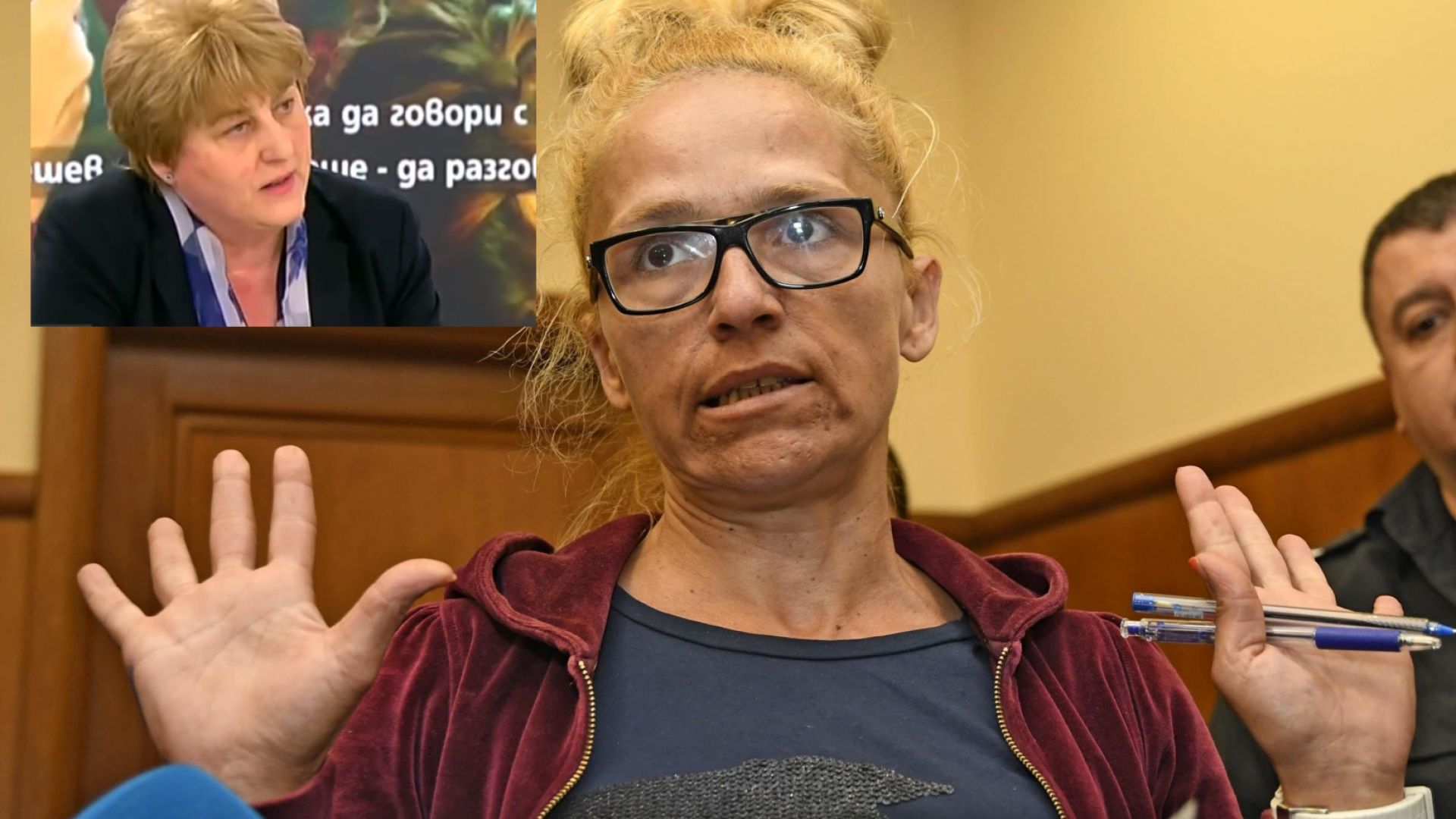 Входът на дома и кантората на адвокат Ирен Савова осъмнаха