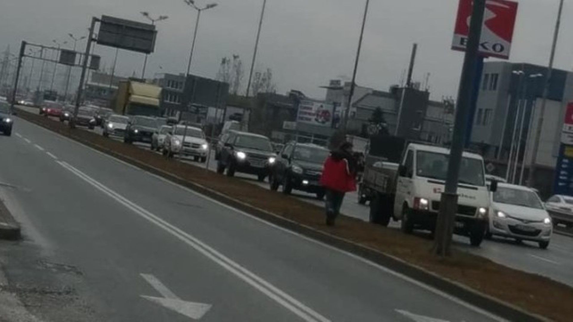 Автомобил прегази пресичаща Околовръстното шосе в София