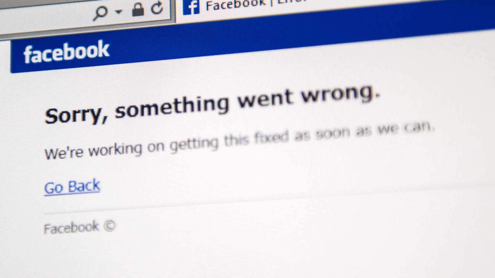 Глобален срив на Фейсбук
