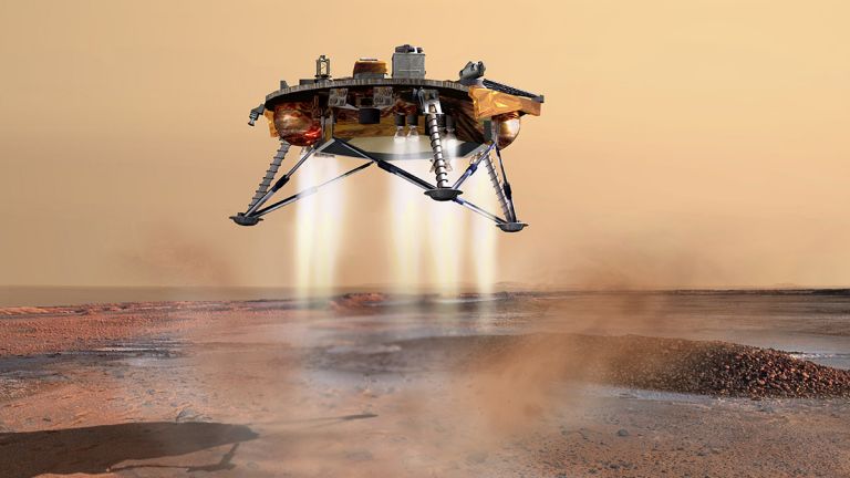 Космическият апарат "ИнСайт" е готов за рисково кацане на Марс
