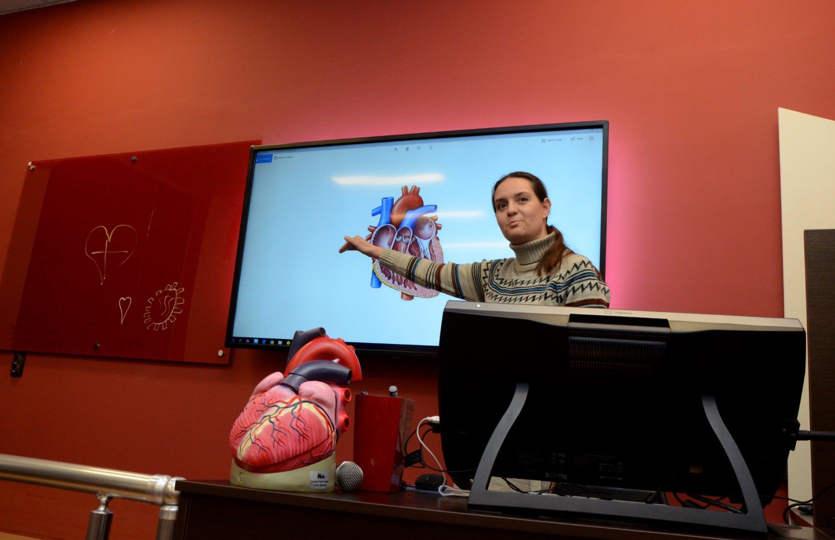Децата изучават сърцето с помощта на 3D технология