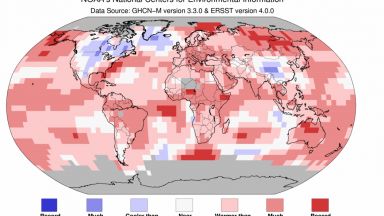 Глобалната температура през октомври - втора най-висока в историята