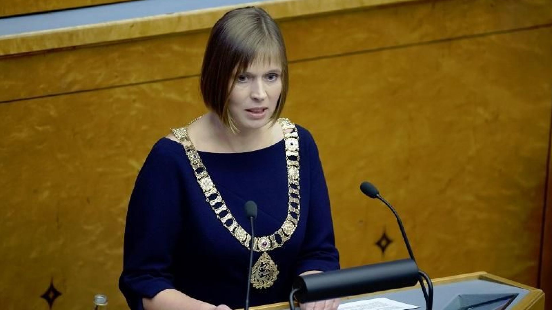 Естонският президент Керсти Калюлайд заяви днес че руската атака срещу