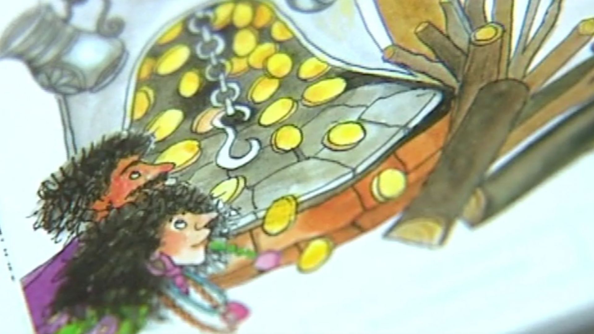 Ромската народна приказка Добрият ром в читанката за трети клас