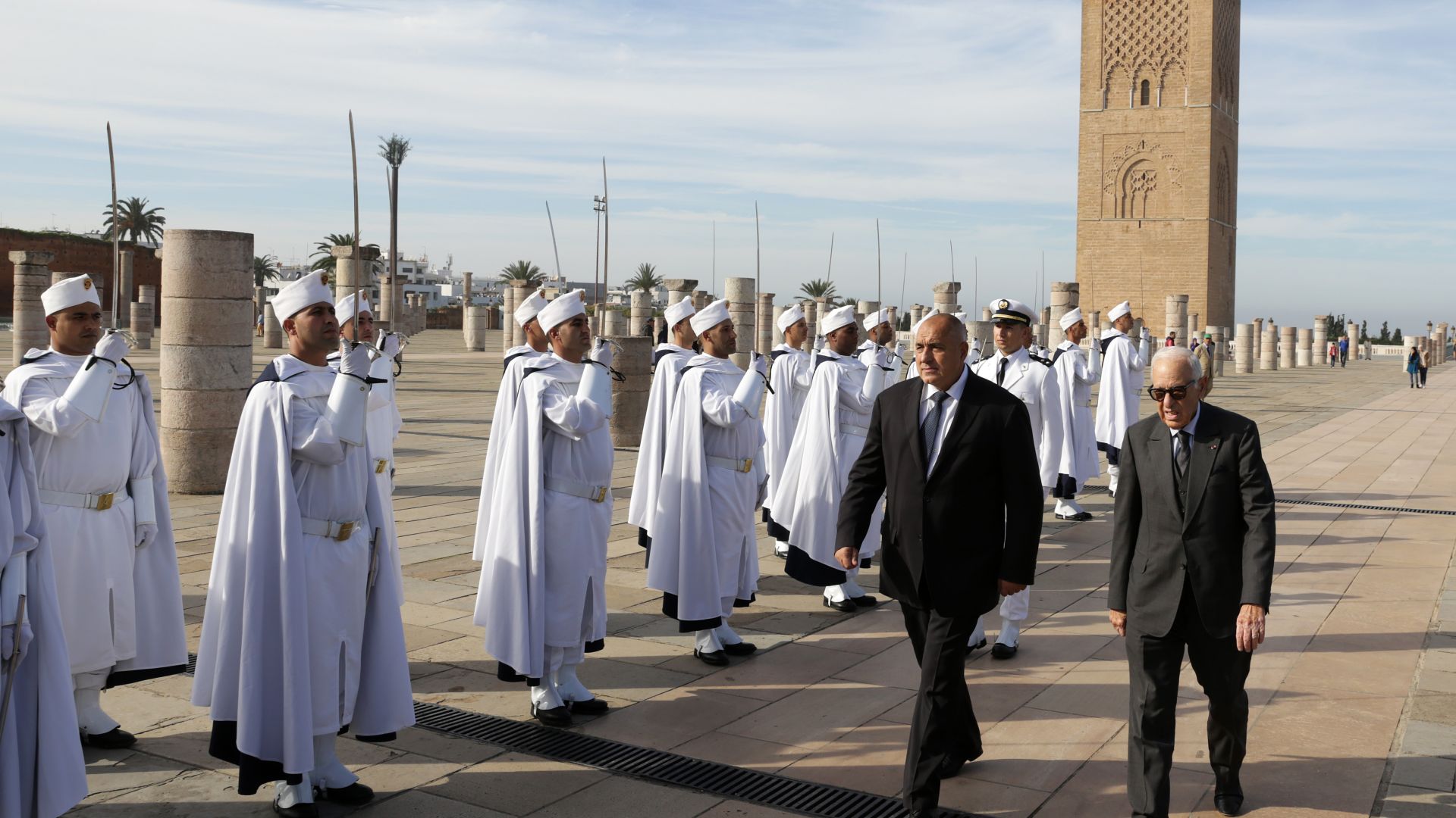 Министър председателят Бойко Борисов посети мавзолея Мохамед V в мароканската столица