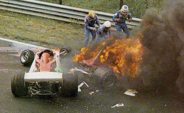 1976 г. - страшната катастрофа на "Нюрбургринг"
