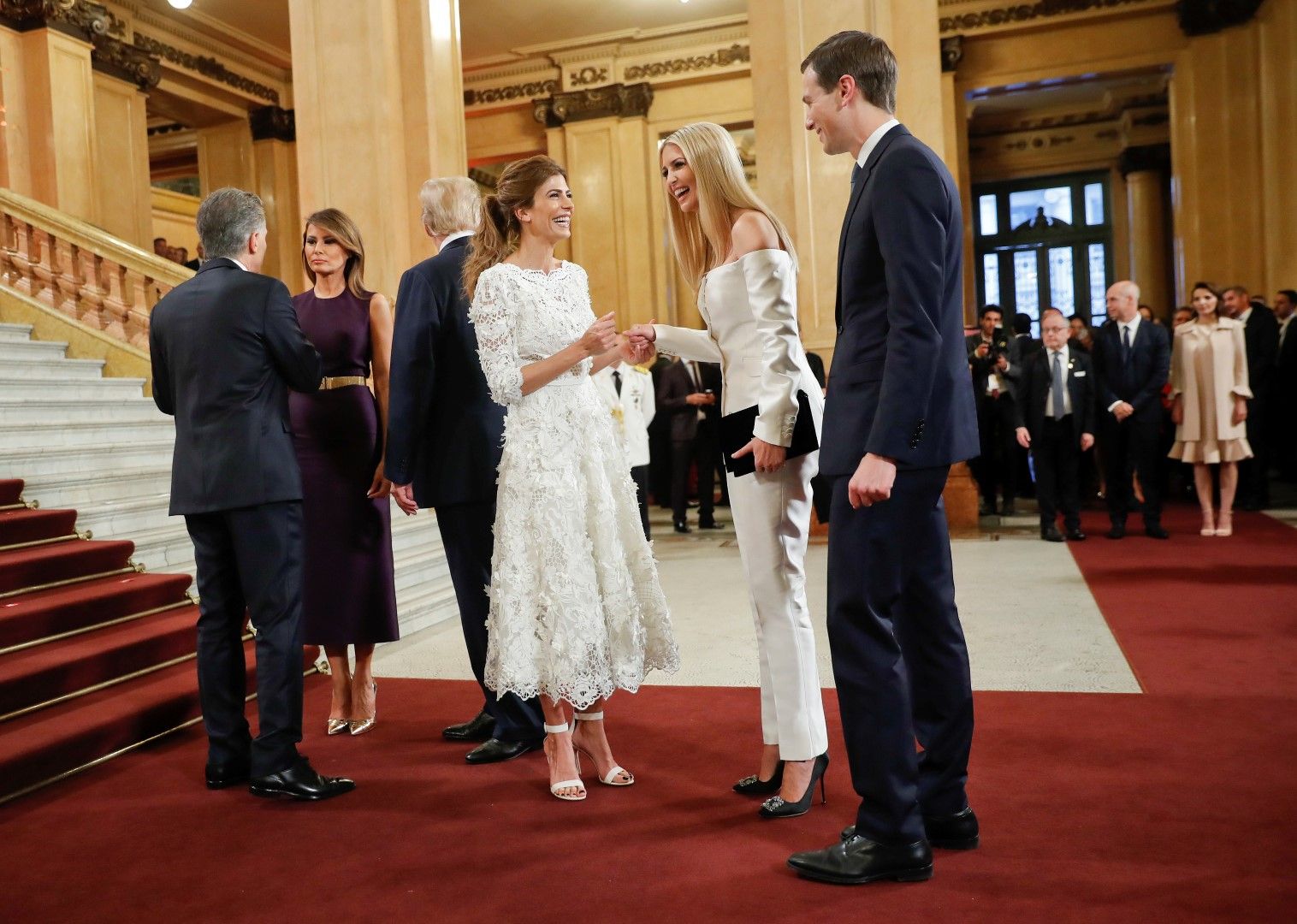Иванка Тръмп поздравява съпругата на аржентинския президент