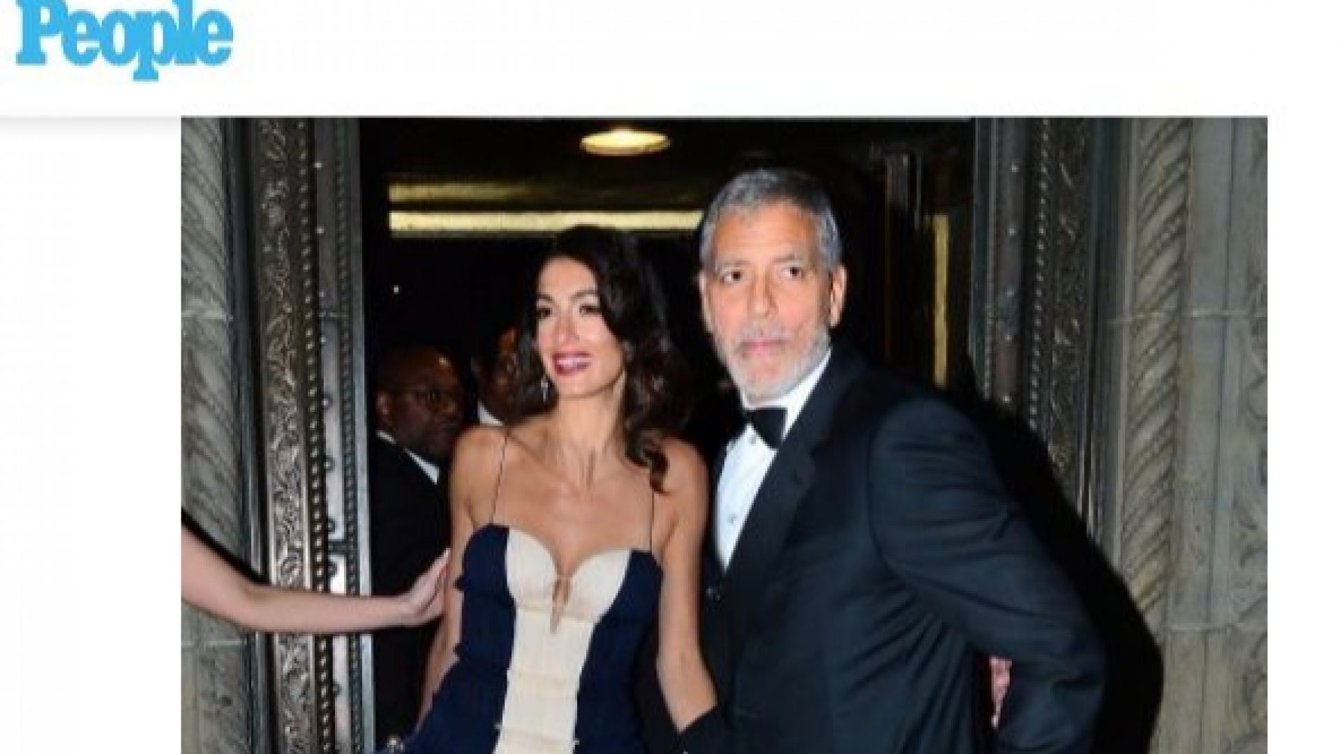 Амал Клуни с ефирна рокля на събитие на ООН