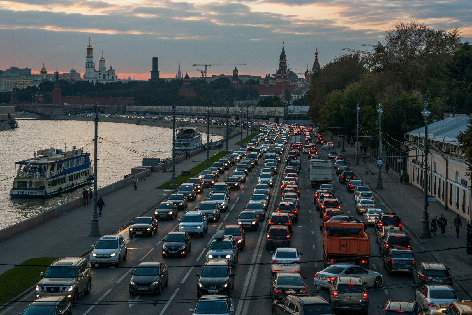 Задръстванията са нещо обичайно в руската столица