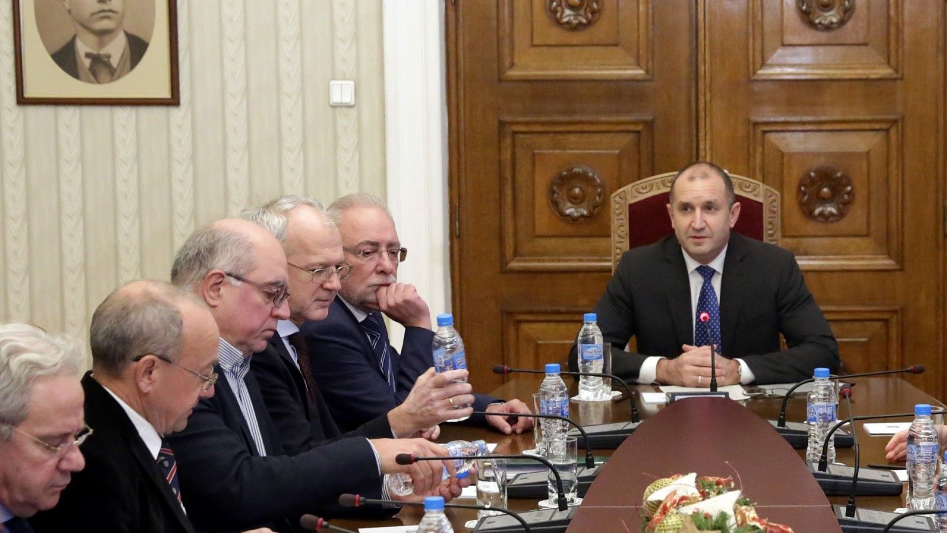 Президентът Румен Радев се срещна днес с представители на ръководствата