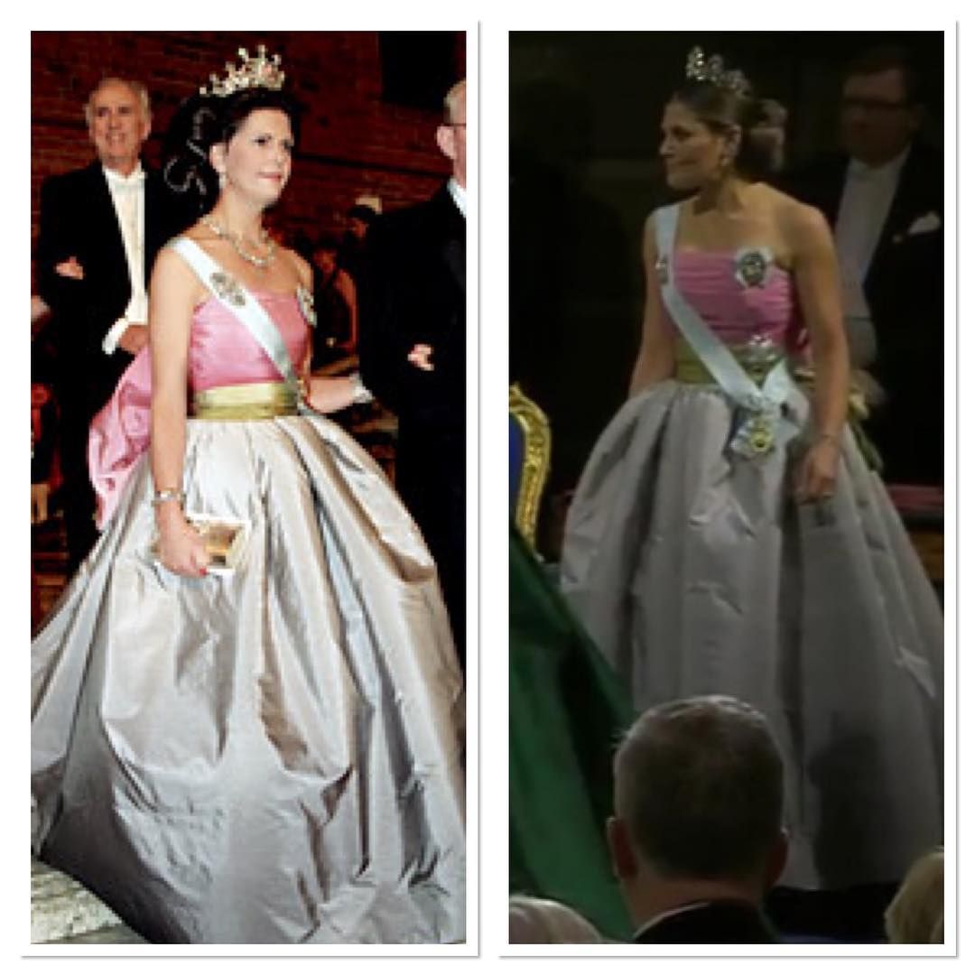 Кралица Силвия (1995) и принцеса Виктория (2018)
