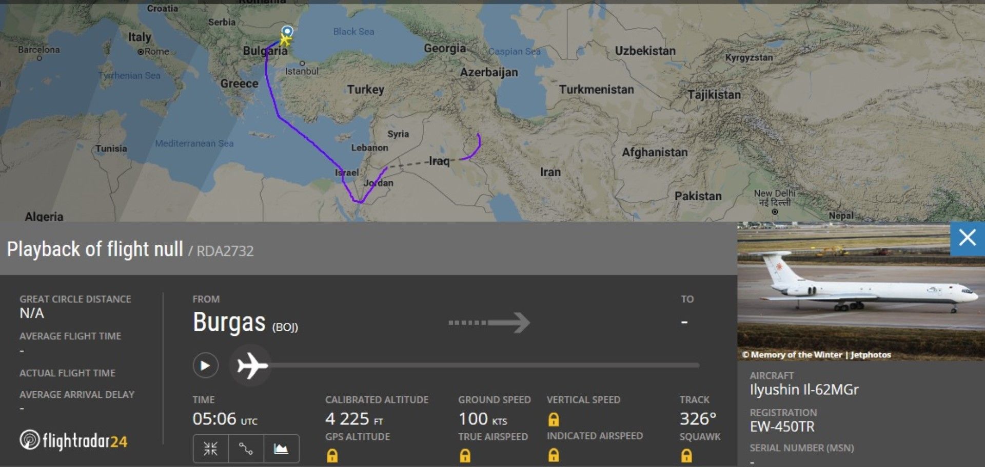 Полетите заобикалят турското въздушно пространство