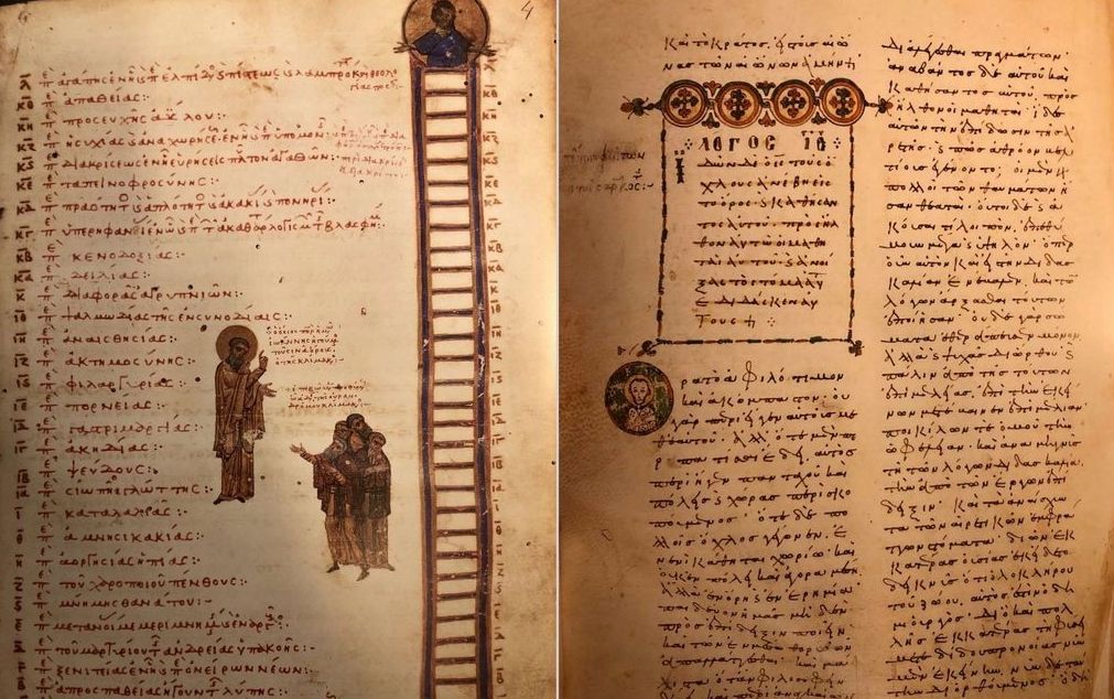 Два от трите ръкописа с цветни рисунки, които са на повече от 1000 години