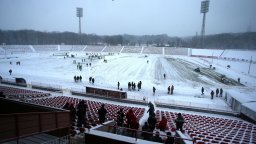 Мач между ЦСКА и Ботев ще има въпреки снега