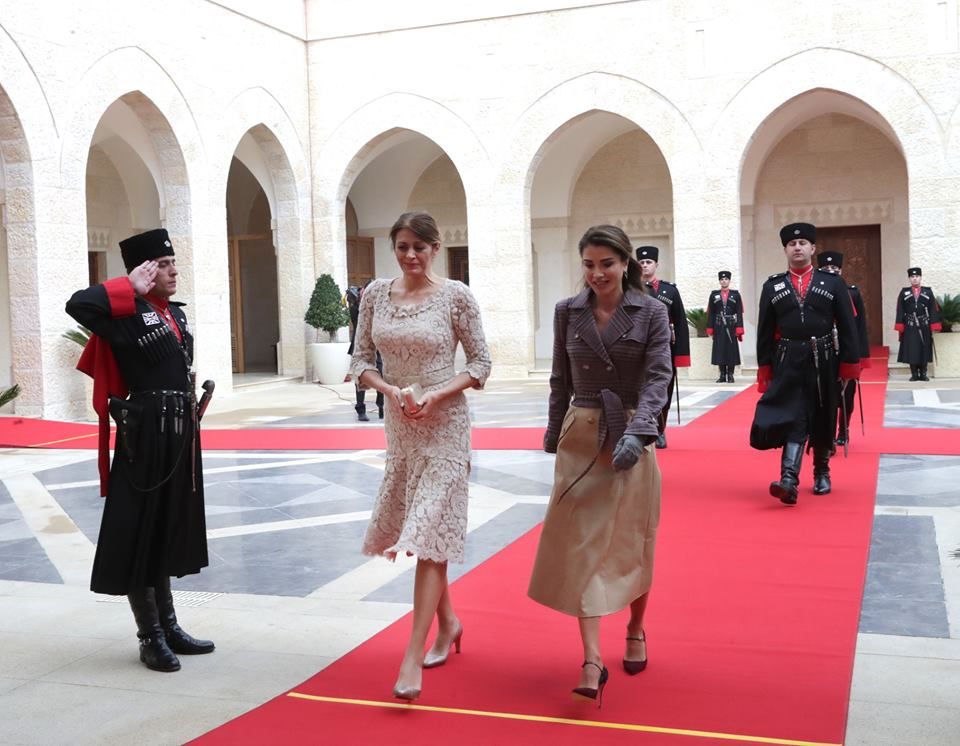 Десислава Радева и кралица Рания в Йордания