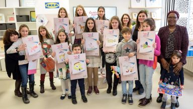 ИКЕА връчи сертификати на българските финалисти във "Вълшебен конкурс 5"