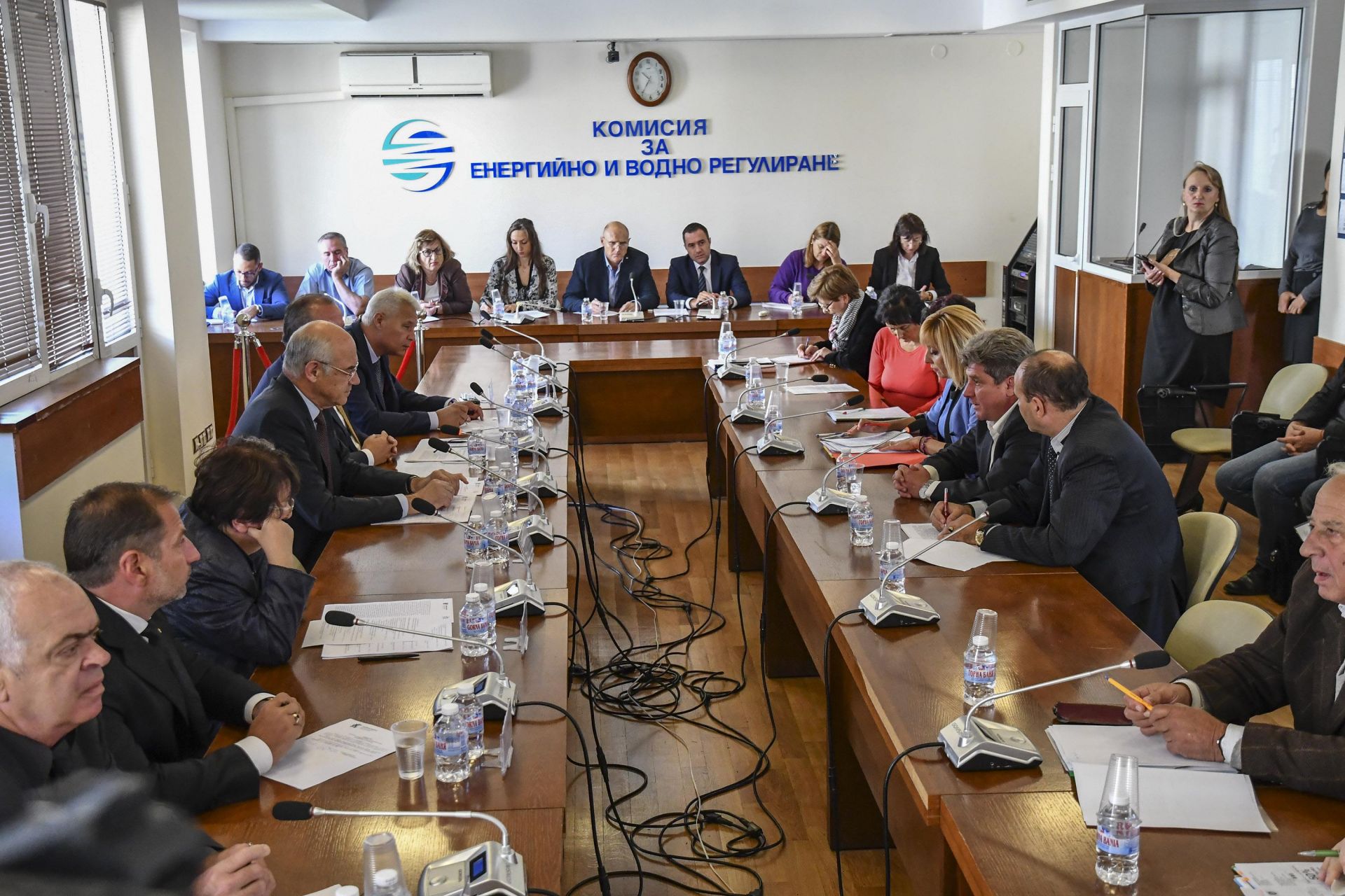 Комисията за енергийно и водно регулиране проведе закрито заседание, на което прие решение във връзка с подаденото от "Булгаргаз" ЕАД заявление за утвърждаване на цена за месец октомври 2020 г. (снимка архив)