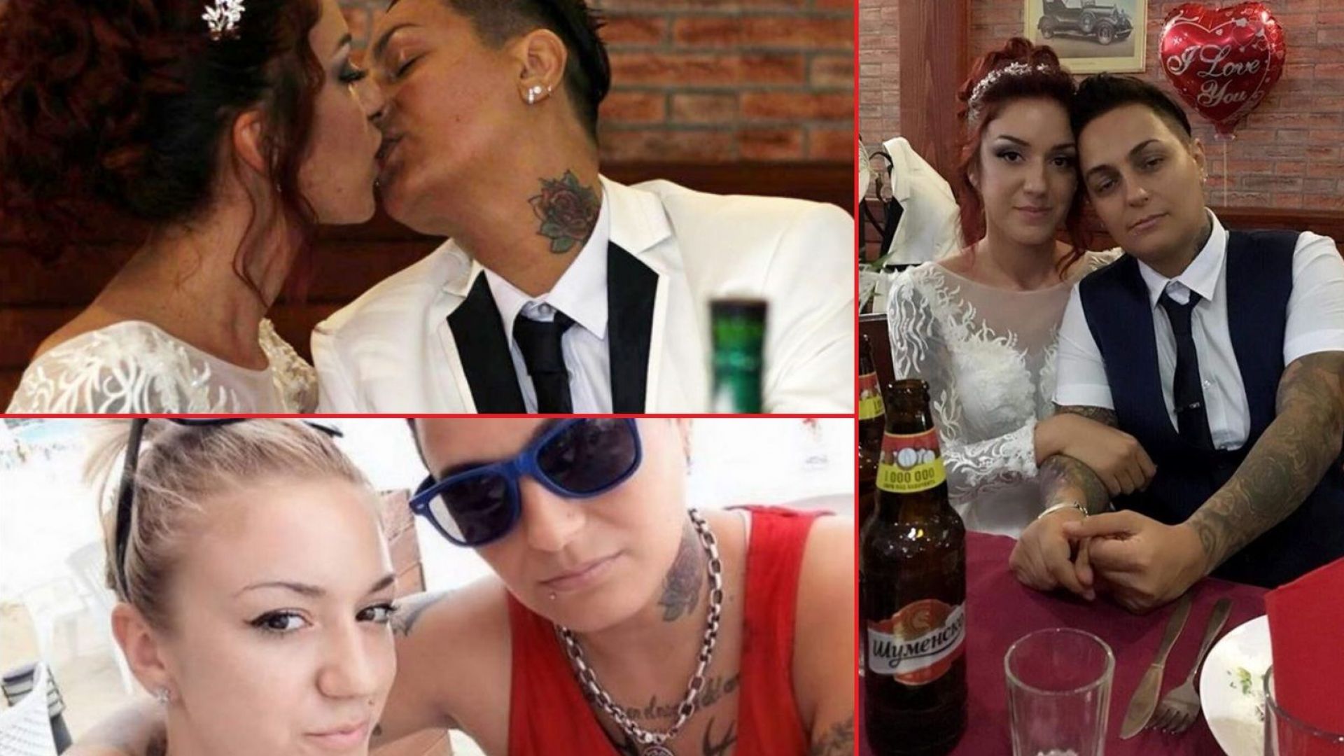 Нежната двойка Диляна и Вяра които сключиха лесбo брак през