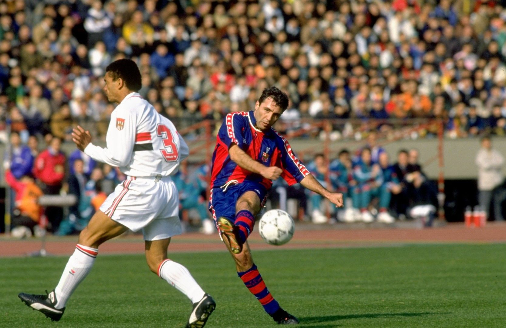 Единственият българин с попадение в мач за Междуконтиненталната купа - при 1:2 от Сао Пауло през 1992 г.