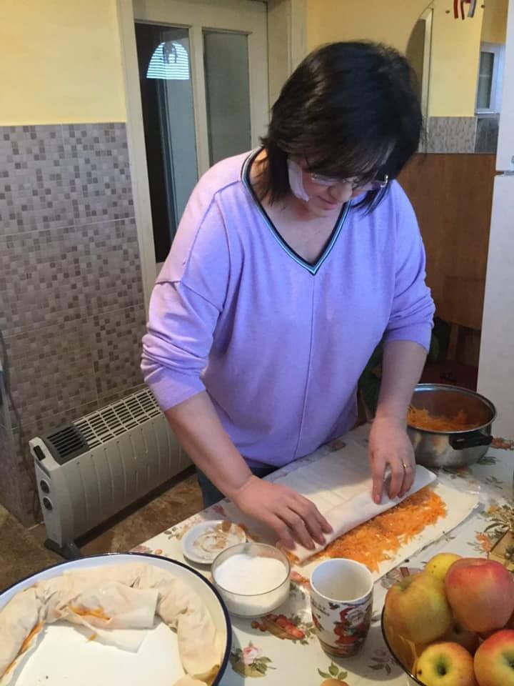 След това навива и тиквеник