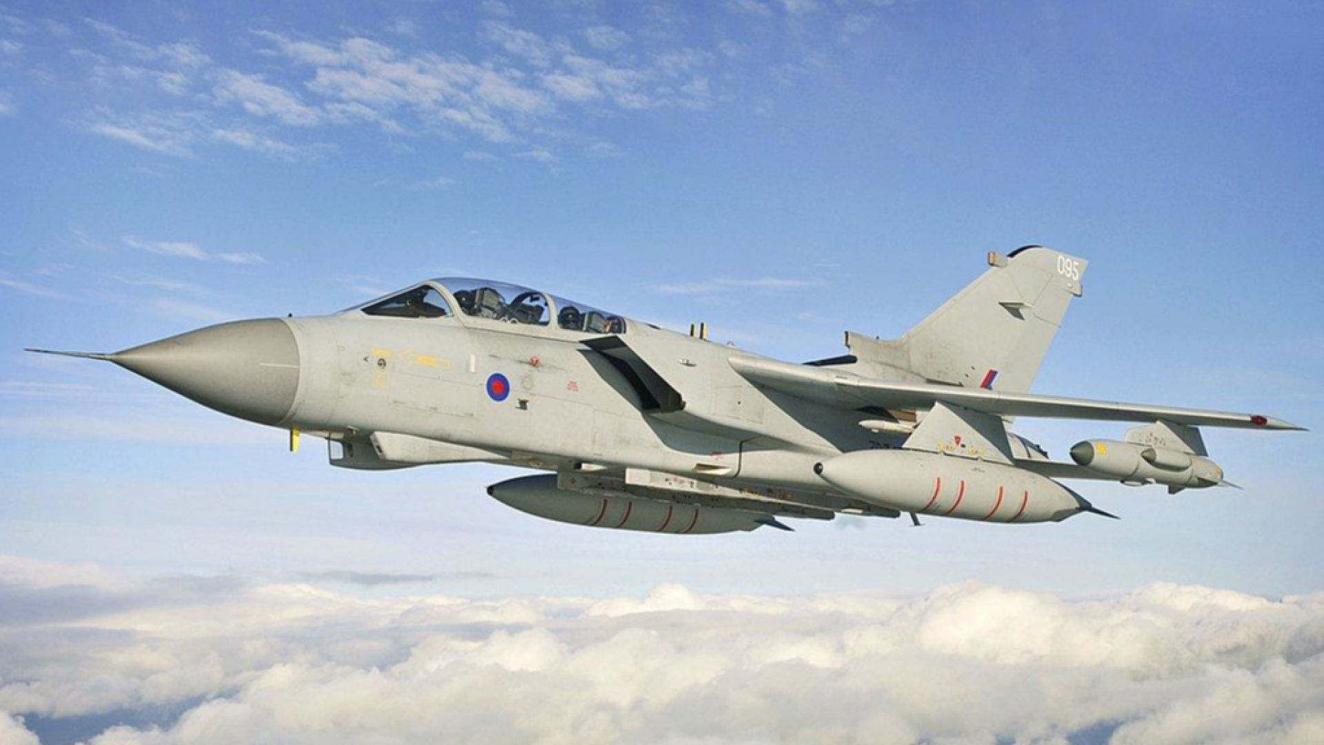 В графство Сафолк изтребител от британските ВВС Tornado GR4, който