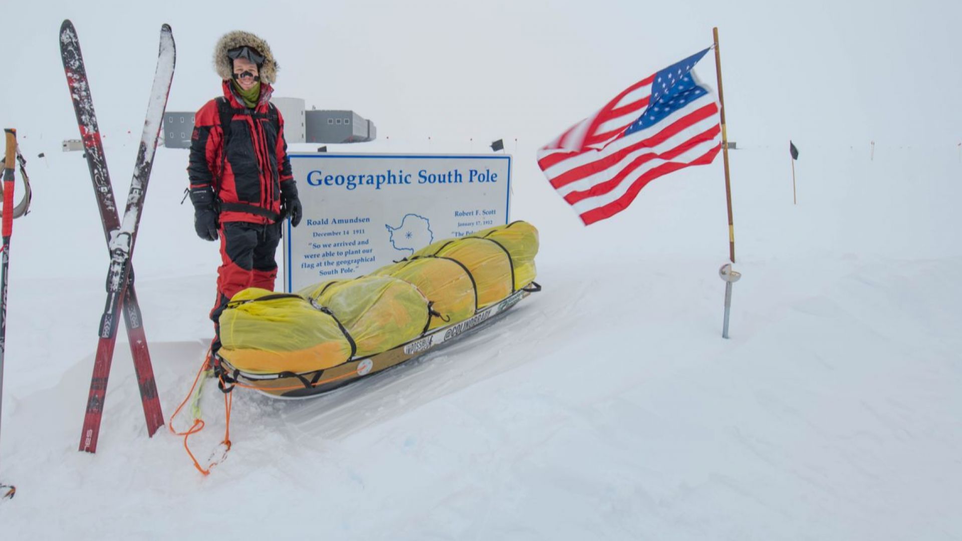 Американец прекоси Антарктика без чужда помощ (видео)