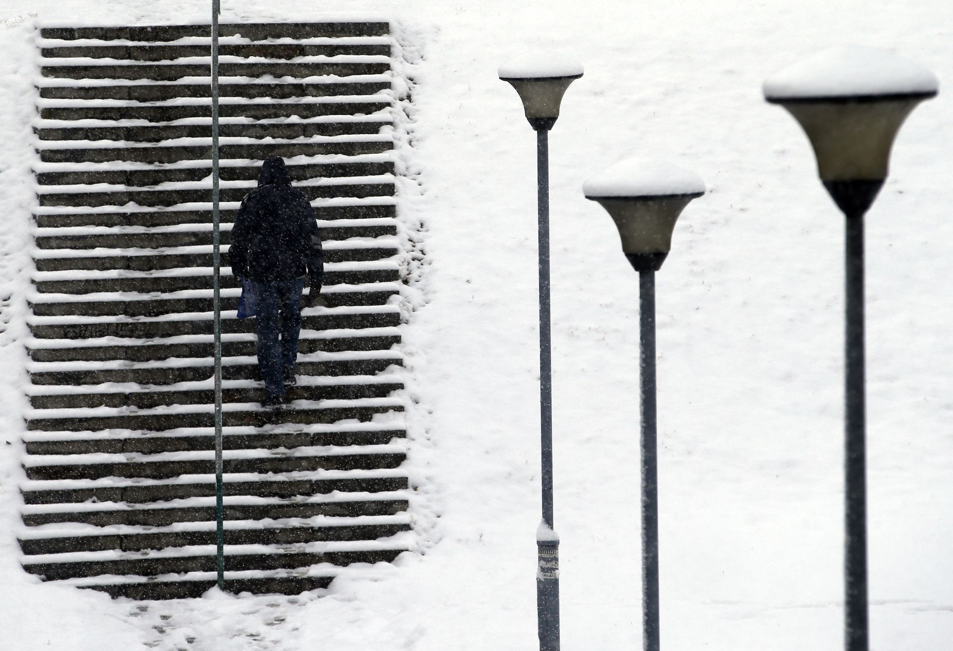 Снежна картина от Белград