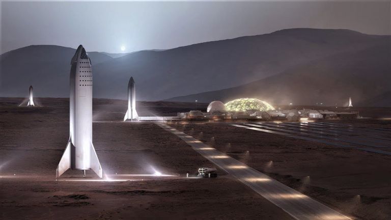 SpaceX ще прави Starlink и около Марс
