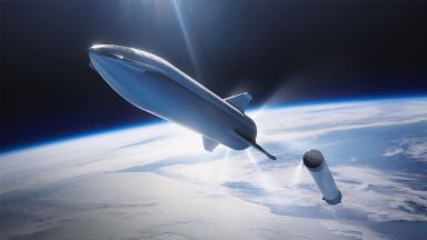 Вижте пътническия космически кораб на Илон Мъск (видео)