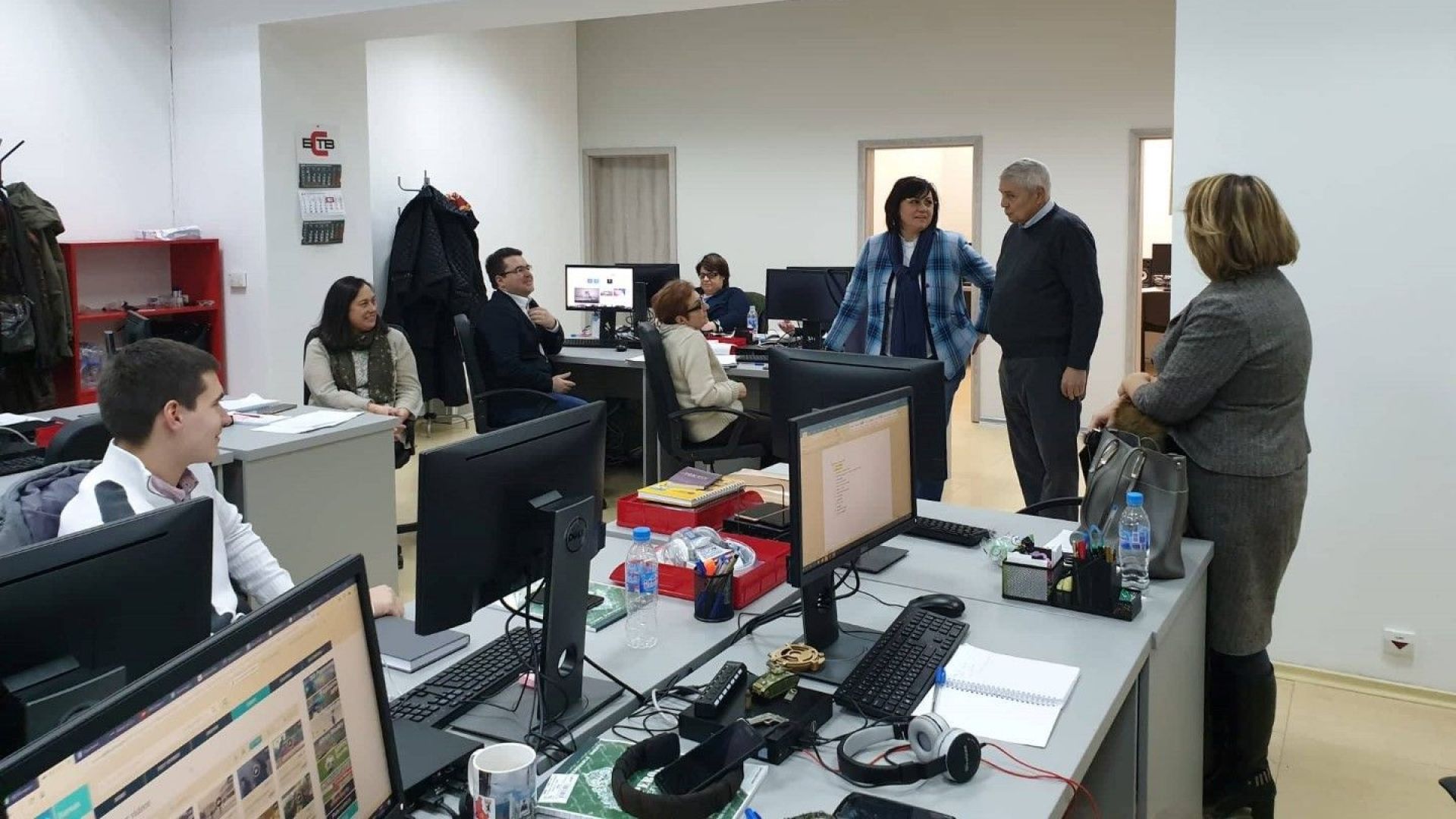 Целият екип на Българска свободна телевизия БСТВ 50 журналисти