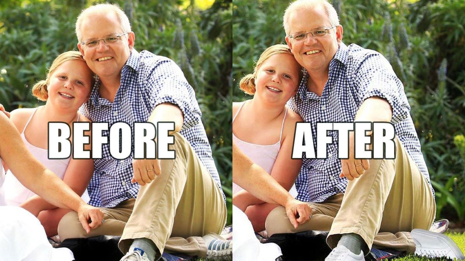 Австралийският премиер се оказа с два леви крака заради нескопосан Фотошоп