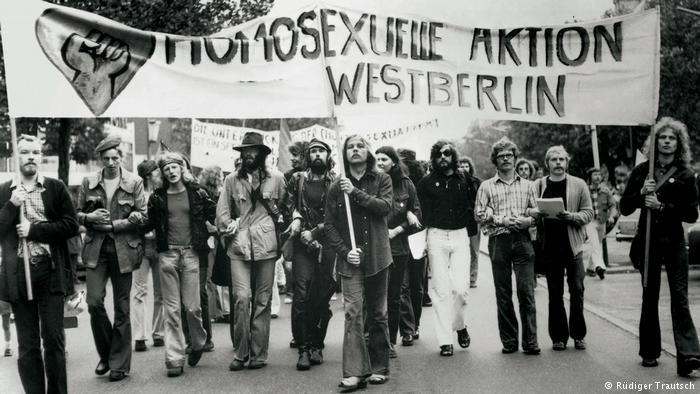 1973 година - демонстрация на активисти от HAW