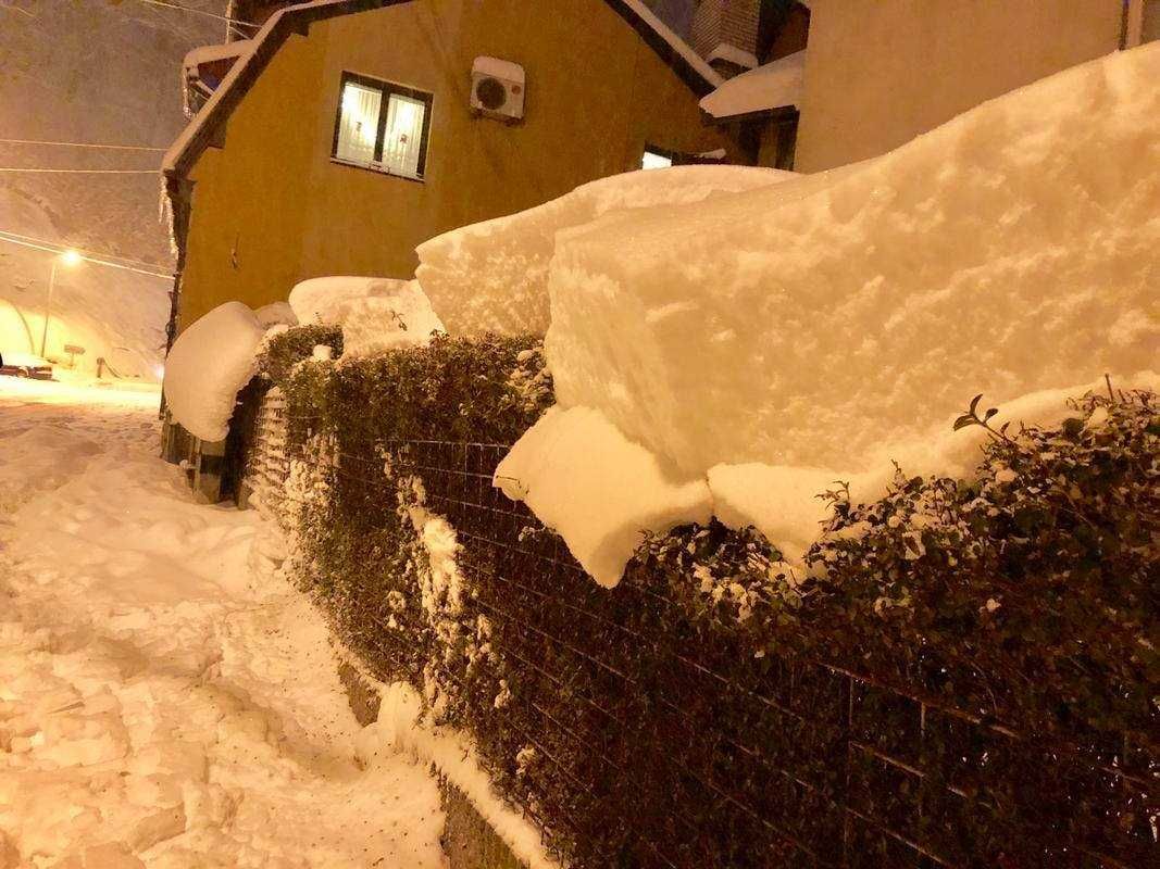 Снегът в Сърбия