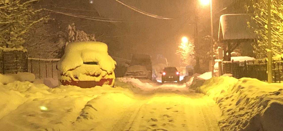 В много части на Сърбия вчера наваля дебел сняг
