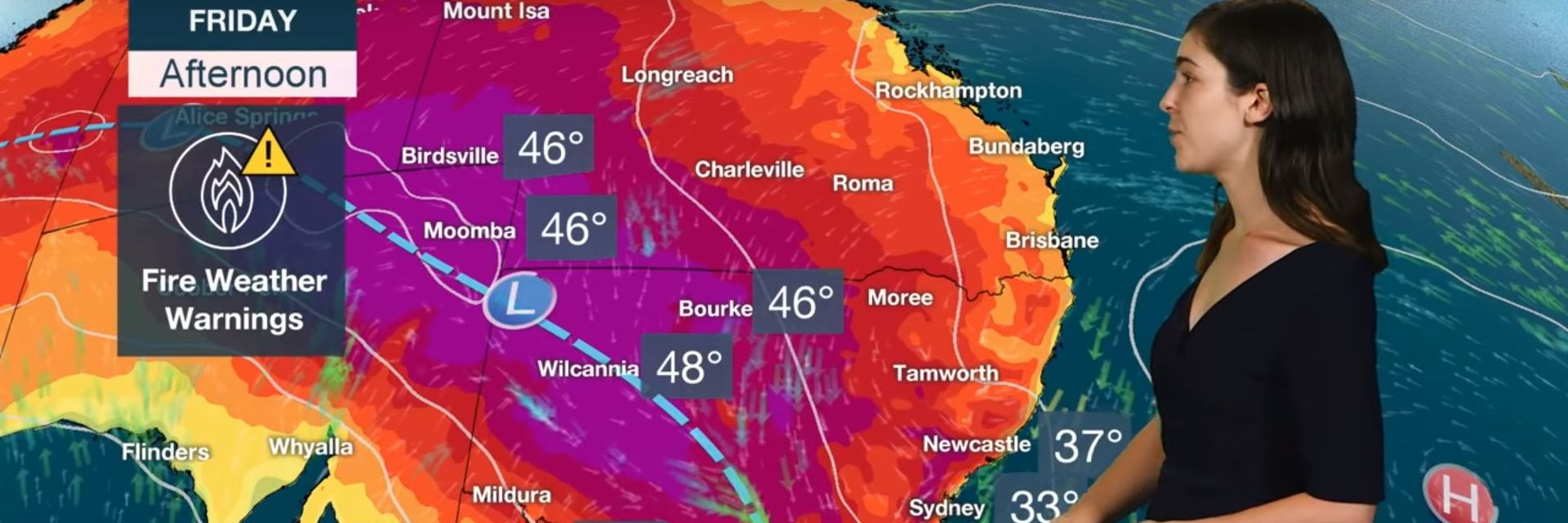 Австралия продължава да ври в рекордни горещини (видео)