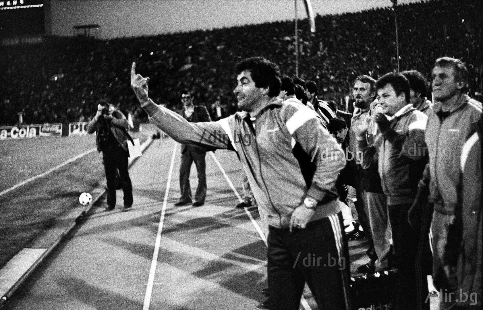 Вуцов при паметната победа над Франция през 1985-а
