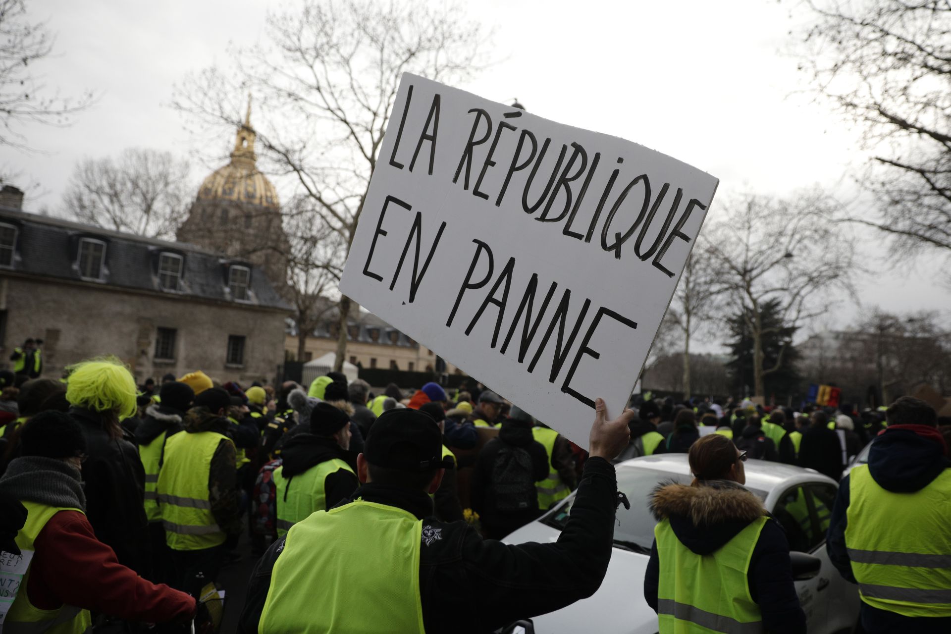 Протестиращи в Париж 