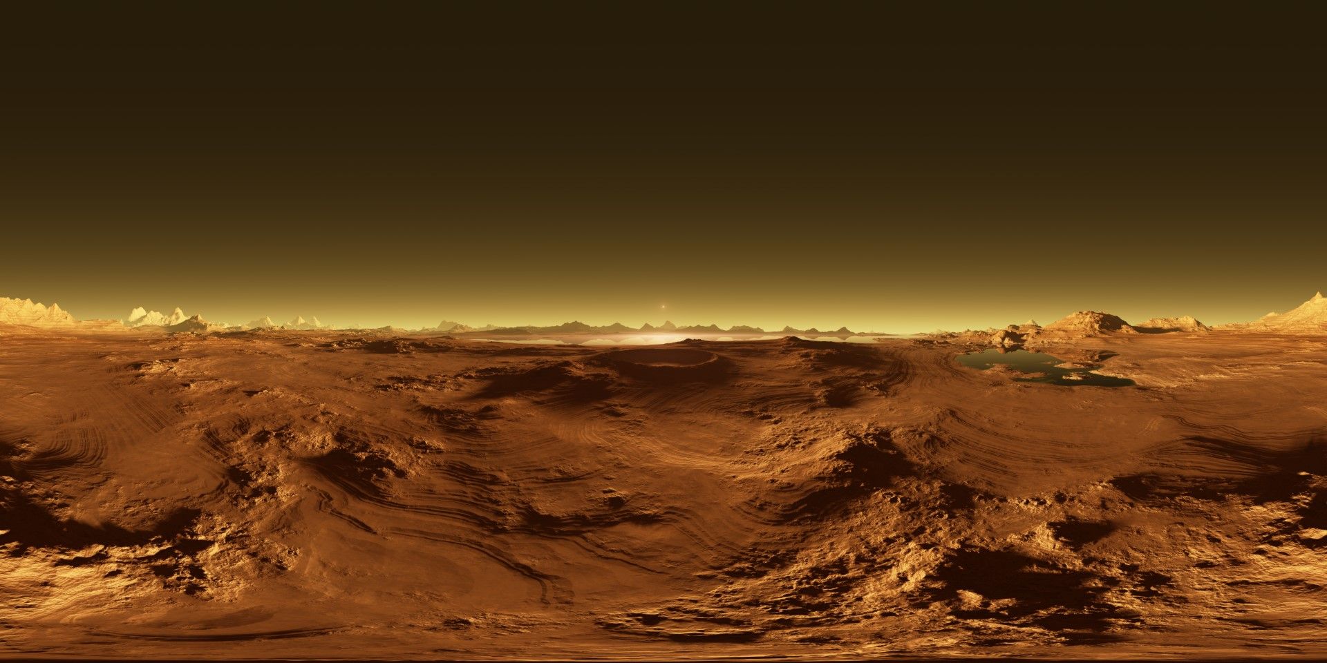 Графика, направена по събрани изображения от Титан