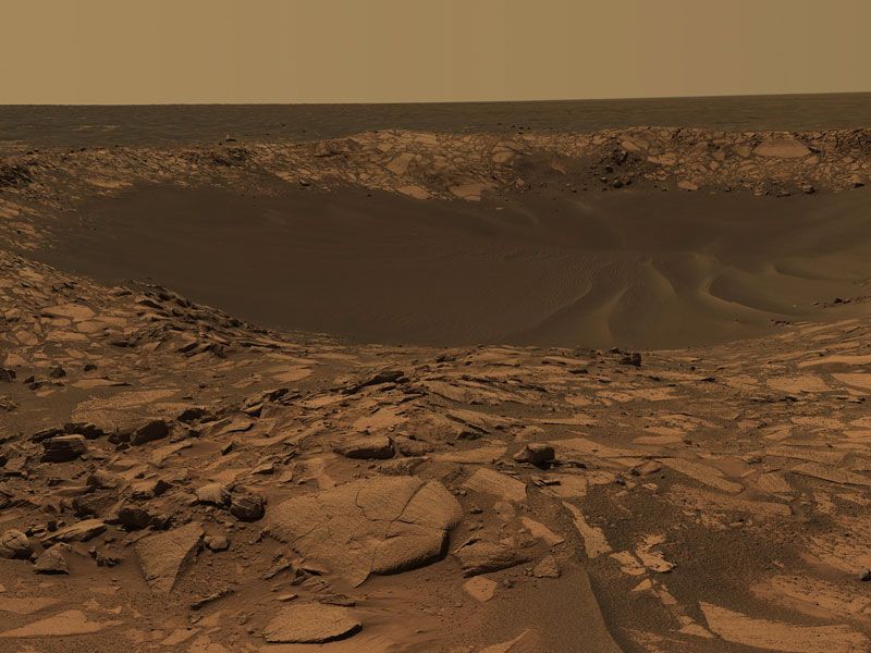 Марс, заснет от "Опортюнити"
