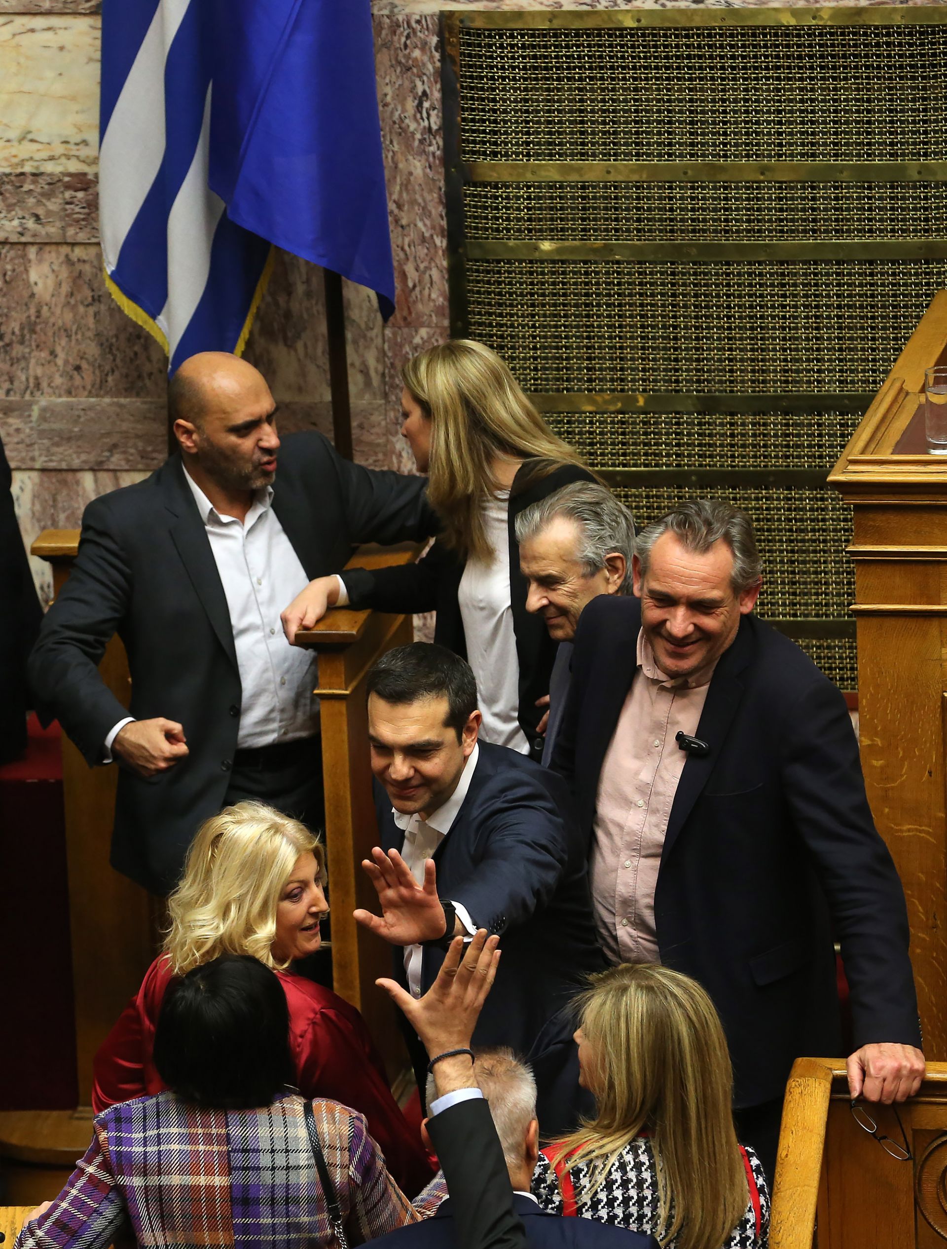 Високо напрежение в гръцкия парламент