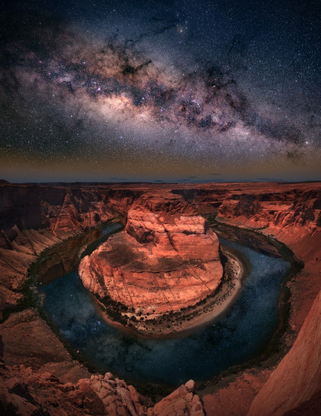 Млечният път над река Колорадо