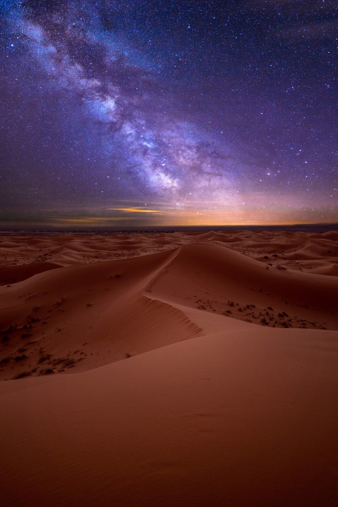 Млечният път и пустинята