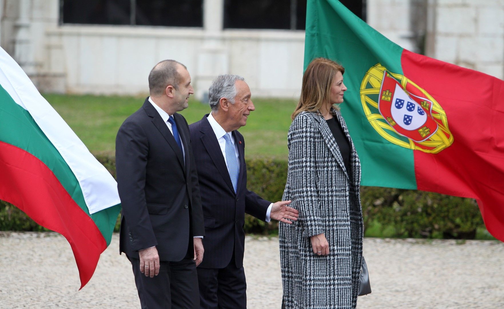 Румен и Десислава Радеви бяха посрещнати от президента Марселу Ребелу де Соуза